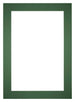Passe Partout 35x50cm Karton Groen Bos Rand 6cm Recht Voorzijde | Yourdecoration.nl