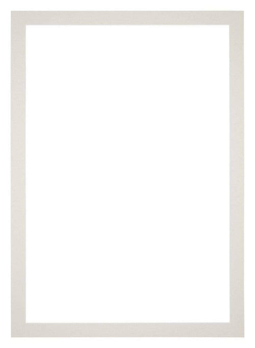 Passe Partout 21x30cm Karton Lichtgrijs Rand 3cm Recht Voorzijde | Yourdecoration.nl