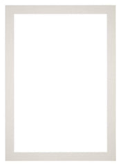 Passe Partout 70x100cm Karton Lichtgrijs Rand 4cm Recht Voorzijde | Yourdecoration.nl