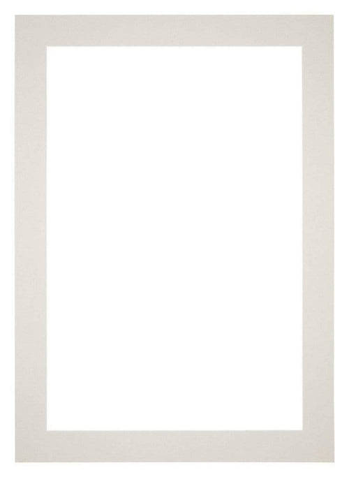 Passe Partout 21x30cm Karton Lichtgrijs Rand 5cm Recht Voorzijde | Yourdecoration.nl