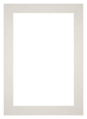 Passe Partout 35x50cm Karton Lichtgrijs Rand 6cm Recht Voorzijde | Yourdecoration.nl
