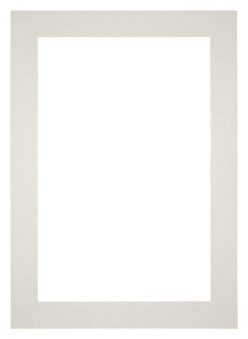 Passe Partout 35x50cm Karton Lichtgrijs Rand 6cm Recht Voorzijde | Yourdecoration.nl