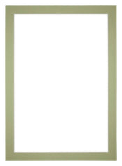 Passe Partout 25x35cm Karton Mintgroen Rand 4cm Recht Voorzijde | Yourdecoration.nl
