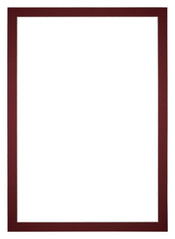 Passe Partout 70x100cm Karton Wijnrood Rand 3cm Recht Voorzijde | Yourdecoration.nl