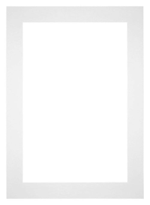 Passe Partout 25x35cm Karton Wit Rand 6cm Recht Voorzijde | Yourdecoration.nl