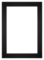 Passe Partout 25x35cm Karton Zwart Rand 6cm Recht Voorzijde | Yourdecoration.nl