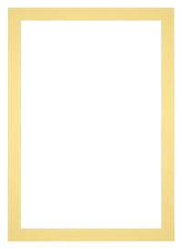 Passe Partout 60x84cm Karton Geel Rand 4cm Recht Voorzijde | Yourdecoration.nl