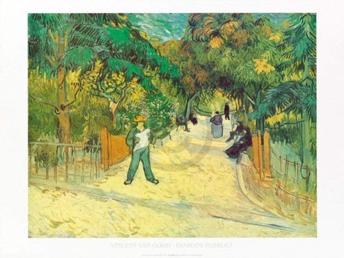 Vincent Van Gogh  Giardini Publici Kunstdruk 80x60cm | Yourdecoration.nl