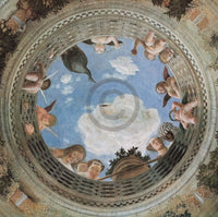 Andrea Mantegna  Camera degli sposi Kunstdruk 95x95cm | Yourdecoration.nl