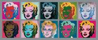 Andy Warhol  Ten Marilyns 1967 Kunstdruk 134x56cm | Yourdecoration.nl