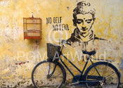 Edition Street  No self no fear Kunstdruk 50x70cm | Yourdecoration.nl