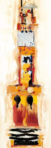 Celina Bonciani  Begegnungen II Kunstdruk 35x100cm | Yourdecoration.nl