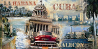 John Clarke  La Habana Cuba Kunstdruk 100x50cm | Yourdecoration.nl