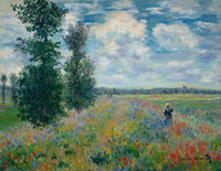 Claude Monet  Les Coquelicots Kunstdruk 90x70cm | Yourdecoration.nl