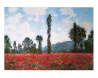Claude Monet  Campo di papaveri Kunstdruk 50x40cm | Yourdecoration.nl
