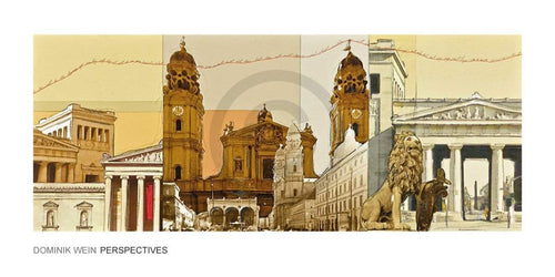 Dominik Wein  MÃ¼nchen III Kunstdruk 100x50cm | Yourdecoration.nl