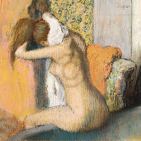 Edgar Degas  Frau nach dem Bade Kunstdruk 80x60cm | Yourdecoration.nl