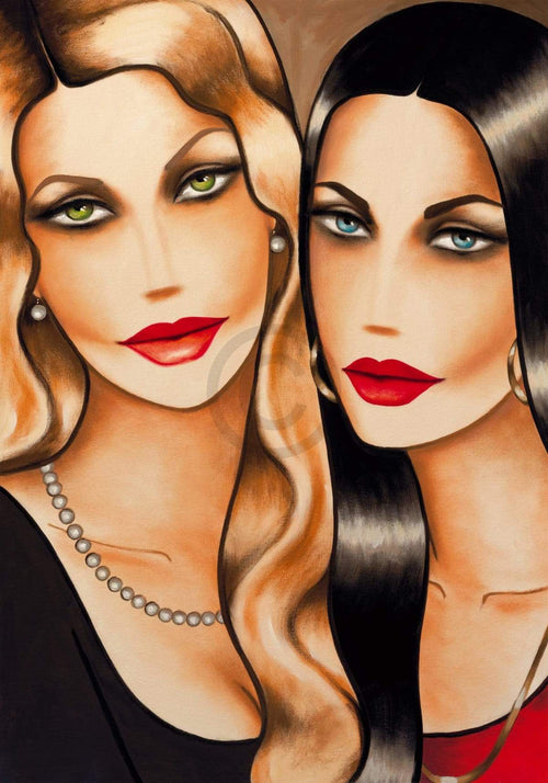 Ekaterina More  Friends Kunstdruk 70x100cm | Yourdecoration.nl