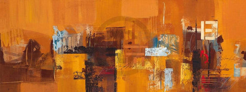 Francesco Cusumano  Mondo Astratto Kunstdruk 138x52cm | Yourdecoration.nl