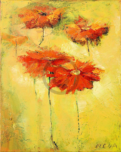 Elena Filatov  Feldblumen II Kunstdruk 40x50cm | Yourdecoration.nl