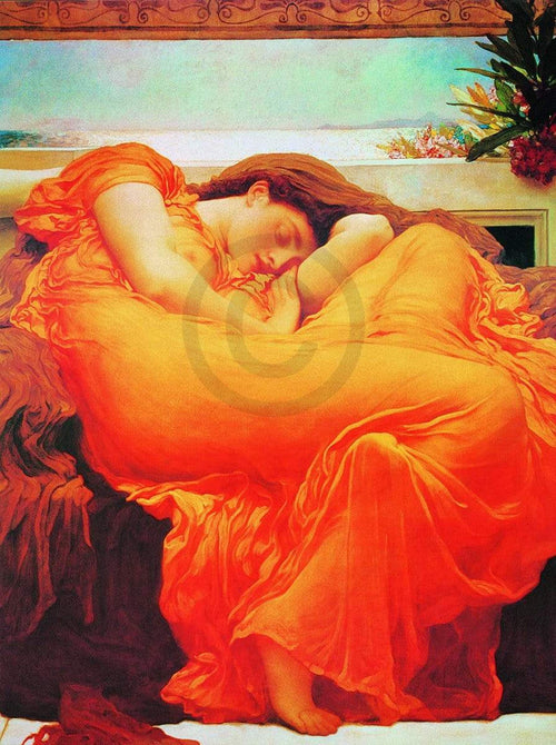 Lord Frederick Leighton  Flaming June Kunstdruk 60x80cm | Yourdecoration.nl