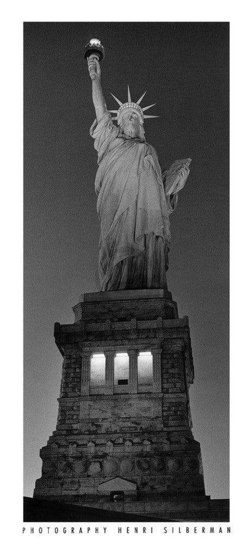 Henri Silberman  Statue of Liberty Kunstdruk 22x50cm | Yourdecoration.nl