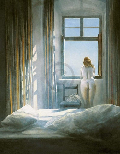 Henning von Gierke  Morgensonne Kunstdruk 70x90cm | Yourdecoration.nl