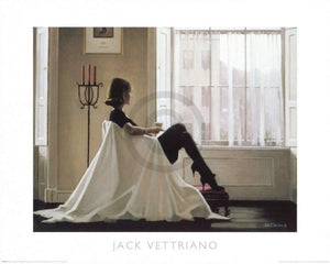 Jack Vettriano  In Thoughts of You Kunstdruk 50x40cm | Yourdecoration.nl