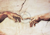 Michelangelo  Creazione di Adamo Kunstdruk 100x70cm | Yourdecoration.nl