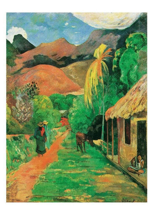 Paul Gauguin  Chemin a papeete Kunstdruk 50x70cm | Yourdecoration.nl