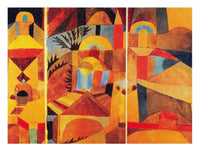 Paul Klee  Il giardino del tempio Kunstdruk 80x60cm | Yourdecoration.nl