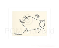 Pablo Picasso  Le petit cochon Kunstdruk 60x50cm | Yourdecoration.nl