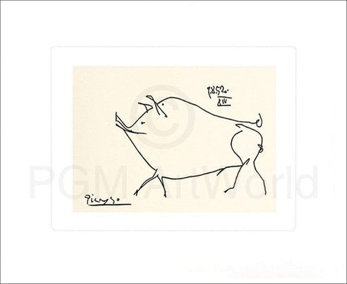 Pablo Picasso  Le petit cochon Kunstdruk 60x50cm | Yourdecoration.nl