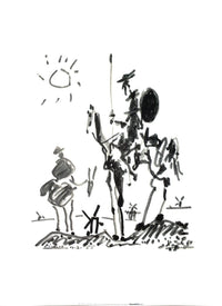 PGM Pablo Picasso Don Quixote Kunstdruk 60x50cm | Yourdecoration.nl