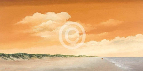 Hans Paus  Along the Sea II Kunstdruk 100x50cm | Yourdecoration.nl