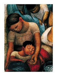 Diego Rivera  La Noche de Los Pobres Kunstdruk 60x80cm | Yourdecoration.nl