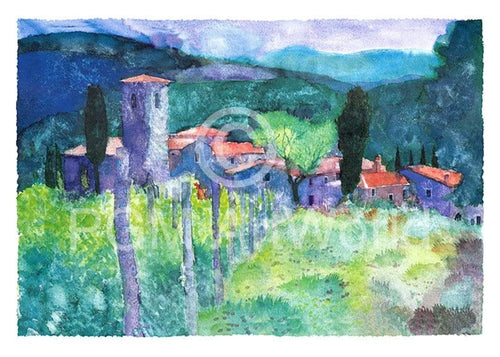 Ralf Westphal  Castello di Spaltenna, Chianti Kunstdruk 70x50cm | Yourdecoration.nl