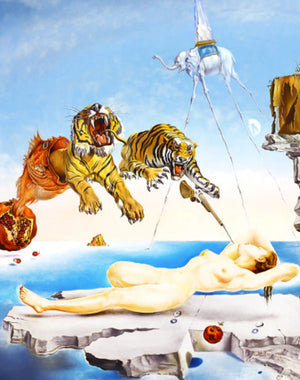 Salvador Dali  Une seconde avant l'eveil Kunstdruk 60x80cm | Yourdecoration.nl