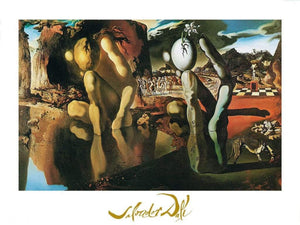 Salvador Dali  La metamorfosi di narciso Kunstdruk 80x60cm | Yourdecoration.nl