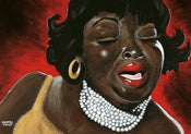 Sandra Knuyt  Mama's Blues Kunstdruk 100x70cm | Yourdecoration.nl