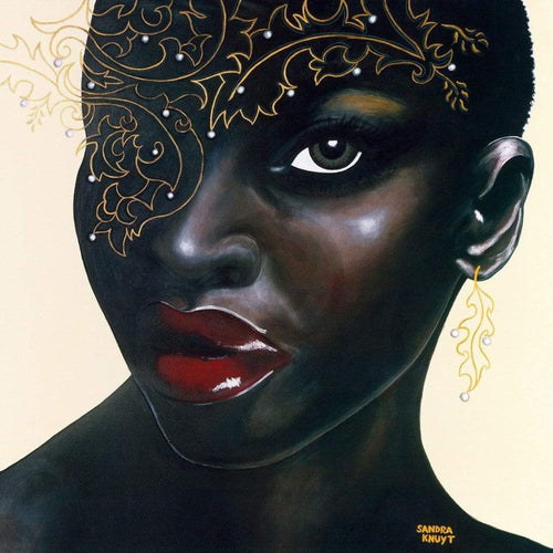 Sandra Knuyt  Ebony Kunstdruk 70x70cm | Yourdecoration.nl