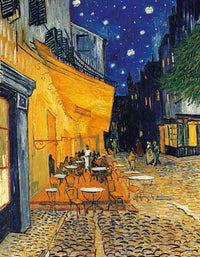 Vincent Van Gogh  CafÃ© Terrasse am Abend Kunstdruk 70x90cm | Yourdecoration.nl