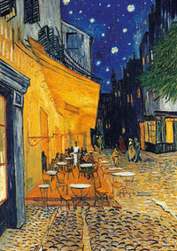 Vincent Van Gogh  CafÃ© Terrasse am Abend Kunstdruk 21x29.7cm | Yourdecoration.nl