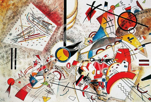 Wassily Kandinsky  Sans titre Kunstdruk 100x70cm | Yourdecoration.nl