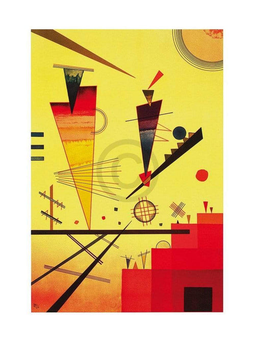 Wassily Kandinsky  Structure joyeuse Kunstdruk 60x80cm | Yourdecoration.nl