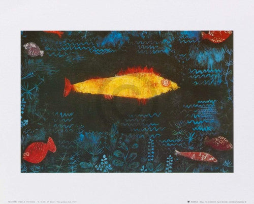 Paul Klee  The golden fish, 1925 Kunstdruk 30x24cm | Yourdecoration.nl
