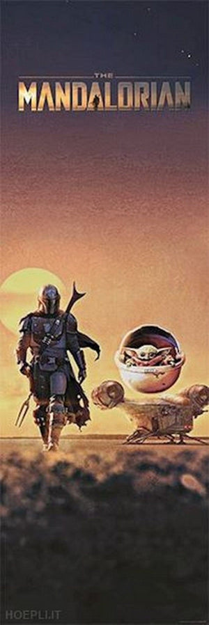Pyramid Star Wars The Mandalorian The Child Dusk Poster 31X91 5cm | Yourdecoration.nl