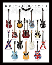 Pyramid Guitar Heaven Poster 40x50cm | Yourdecoration.nl