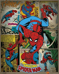 Pyramid Marvel Comics Spider Man Retro Poster 40x50cm | Yourdecoration.nl