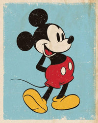 Pyramid Mickey Mouse Retro Poster 40x50cm | Yourdecoration.nl